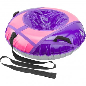 Санки надувные STELS D110см, розово-фиолетовые