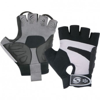Велоперчатки STELS CG-1104 чёрно-серые р. M