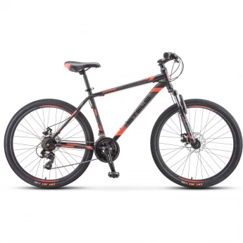 Велосипед STELS Navigator 500 MD F020 Серый/Красный 26" (LU096003), рама 20", 2023